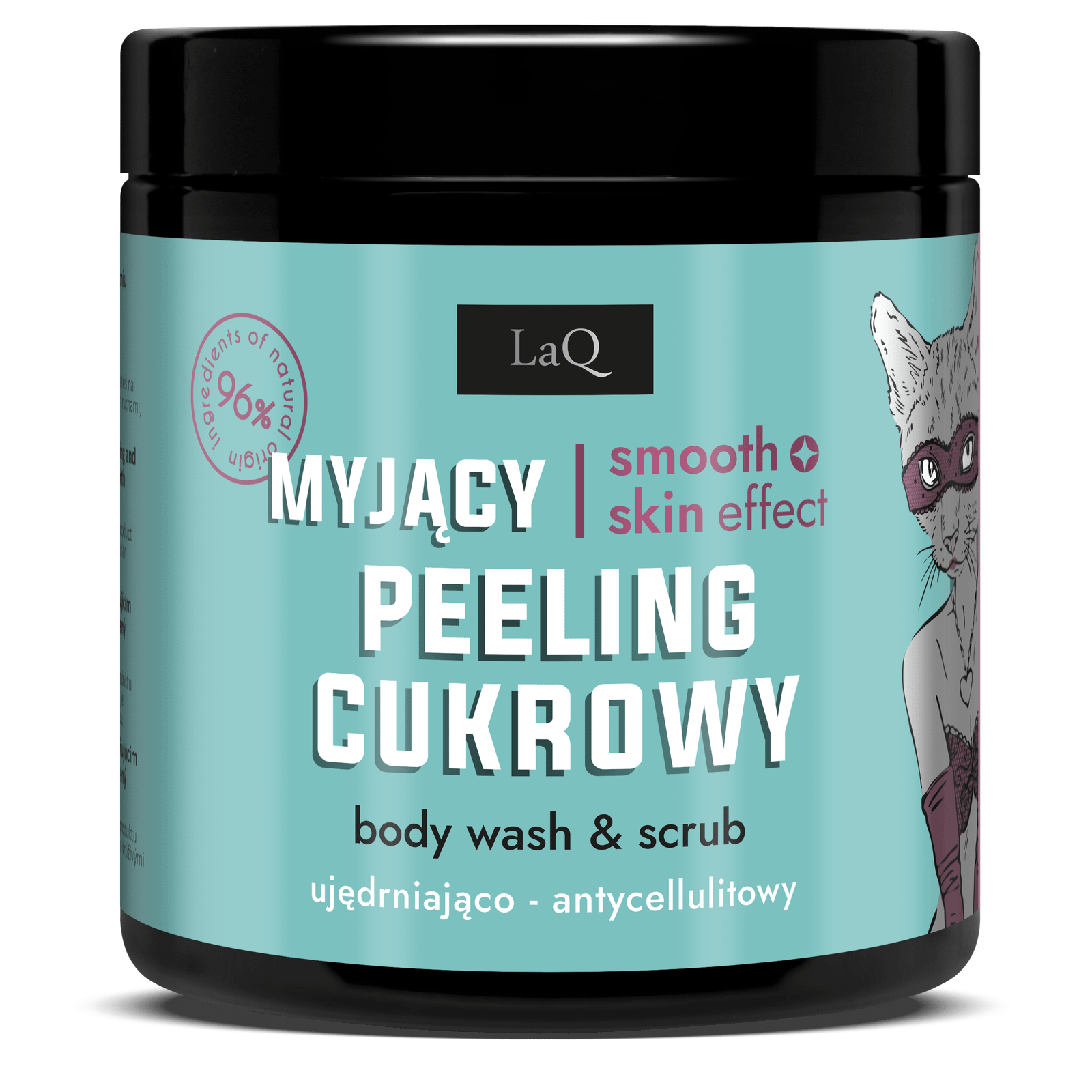 LaQ PIWONIA myjący peeling 220g NEW kūno prausiklis ir šveitiklis, 220g
