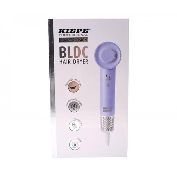 KIEPE PROFESSIONAL BLDC – lengvas plaukų džiovintuvas su jonizacija, 1 vnt