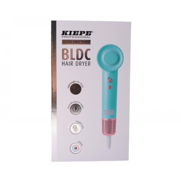 KIEPE PROFESSIONAL BLDC – lengvas plaukų džiovintuvas su jonizacija, 1 vnt