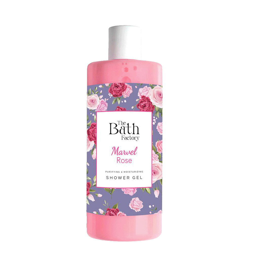SINOZ THE BATH FACTORY MARVEL ROSE drėkinamasis dušo gelis, 400 ml