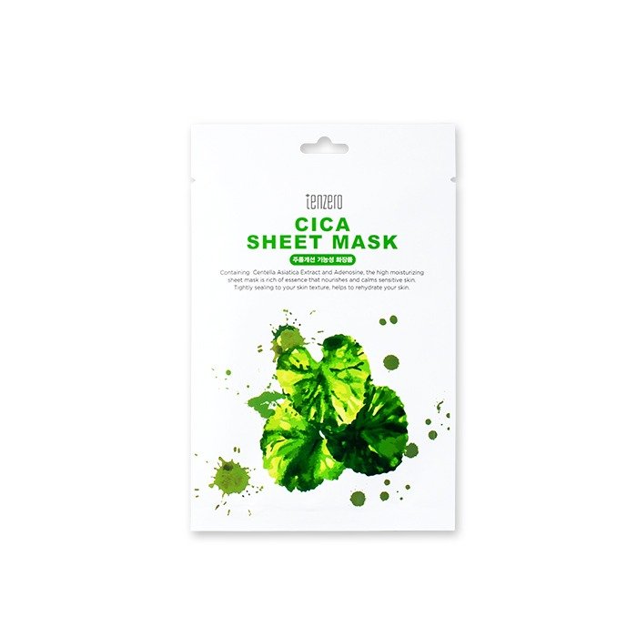 TENZERO lakštinė veido kaukė CICA SHEET MASK, 25 ml