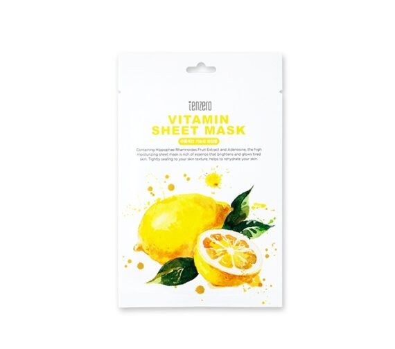 TENZERO lakštinė veido kaukė VITAMIN SHEET MASK, 25 ml