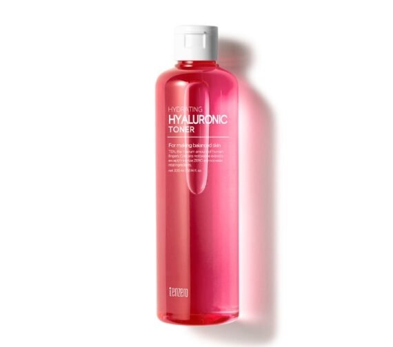 TENZERO intensyviai drėkinantis veido tonikas HYDRATING HYALURONIC TONER, 300 ml
