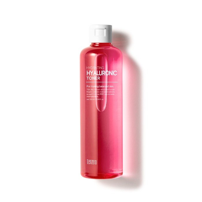 TENZERO intensyviai drėkinantis veido tonikas HYDRATING HYALURONIC TONER, 300 ml