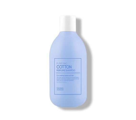 TENZERO valomasis plaukų šampūnas PURIFYING COTTON PERFUME SHAMPOO, 300 ml