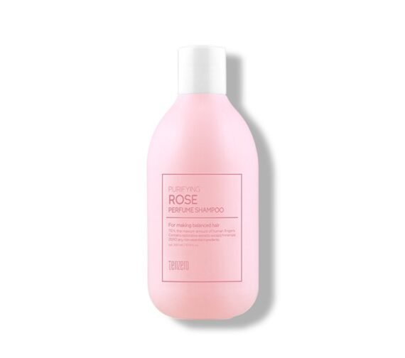 TENZERO valomasis plaukų šampūnas PURIFYING ROSE PERFUME SHAMPOO, 300 ml