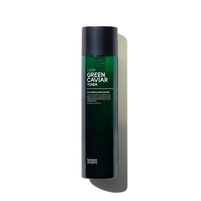 TENZERO veido tonikas su žaliųjų ikrų ekstraktu GREEN CAVIAR CLEAR TONER, 200 ml