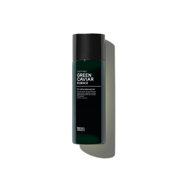 TENZERO raminanti veido esencija su žaliųjų ikrų ekstraktu GREEN CAVIAR SOOTHING ESSENCE, 150 ml