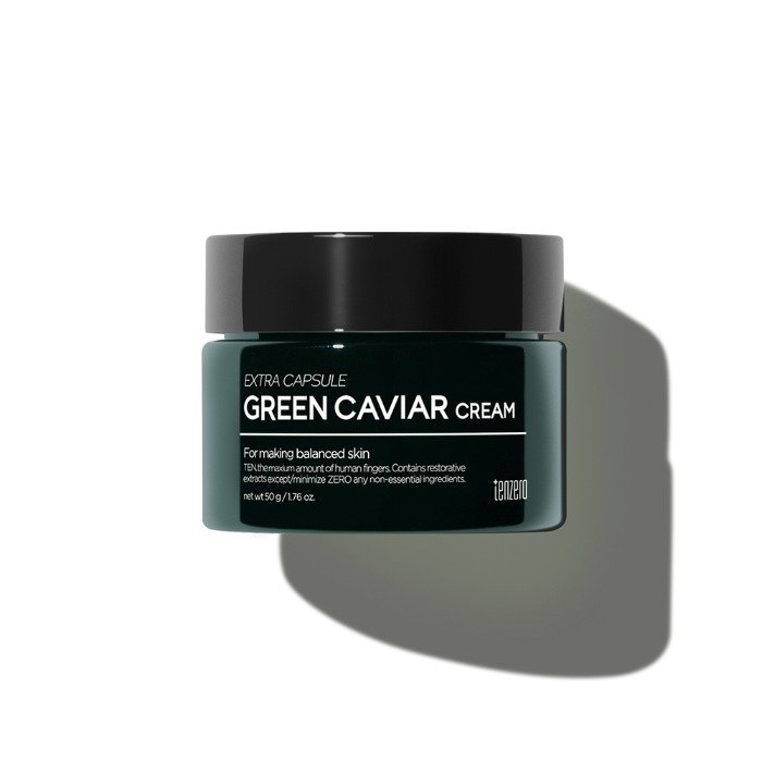 TENZERO veido kremas su žaliųjų ikrų ekstraktu GREEN CAVIAR EXTRA CAPSULE CREAM, 50 g