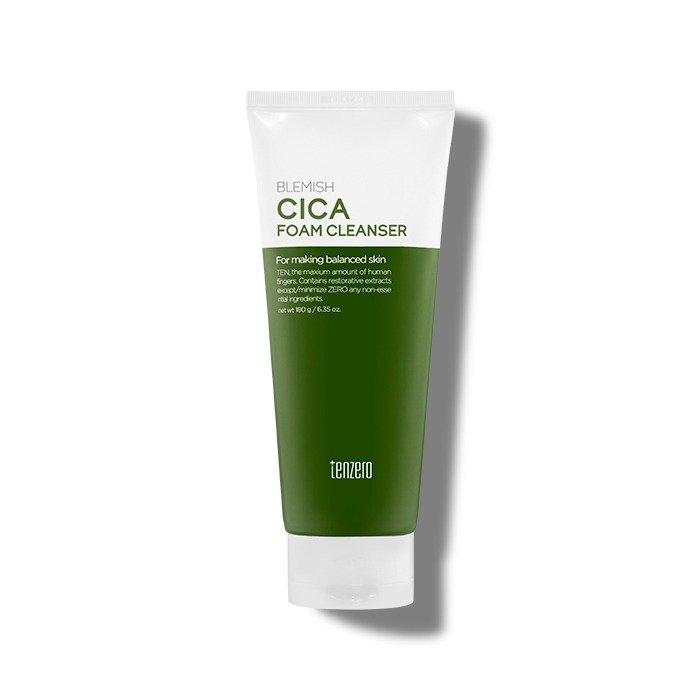 TENZERO valomosios veido putos BLEMISH CICA FOAM CLEANSER, 180 g