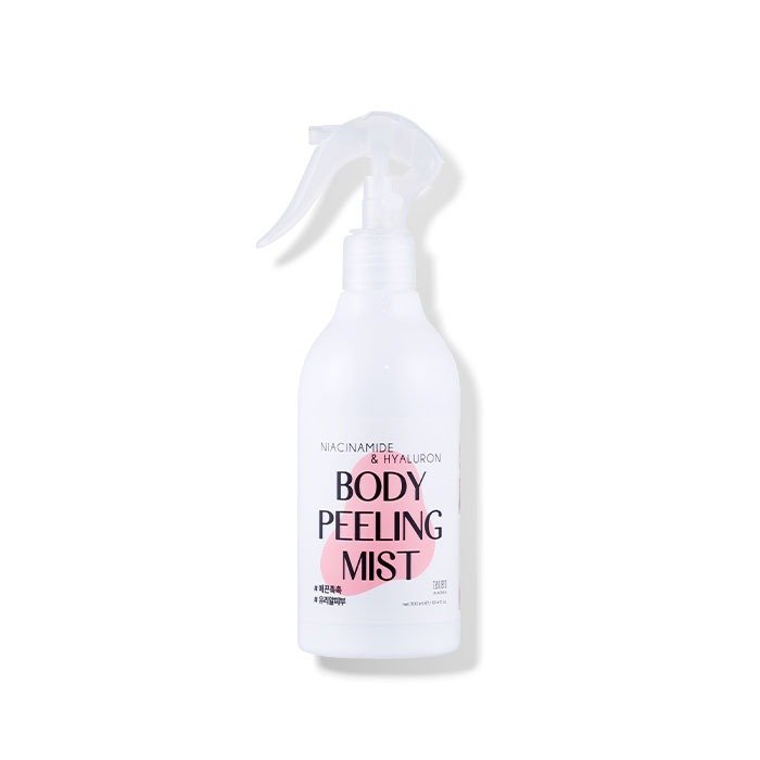 TENZERO šveičiamoji kūno dulksna su persikų ekstraktu REFRESH BODY PEELING MIST PEACH, 300 ml