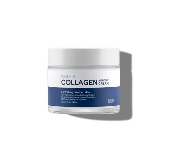 TENZERO veido kremas nuo raukšlių su kolagenu WRINKLE COLLAGEN AMPOULE CREAM 2X, 70 g