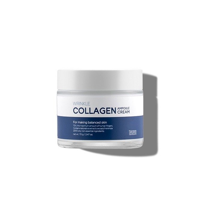 TENZERO veido kremas nuo raukšlių su kolagenu WRINKLE COLLAGEN AMPOULE CREAM 2X, 70 g