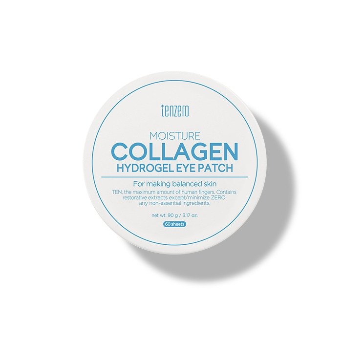 TENZERO drėkinamieji paakių padeliai su kolagenu MOISTURE COLLAGEN HYDROGEL EYE PATCH, 90 g (60 vnt)