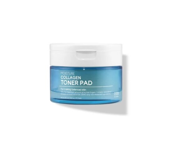 TENZERO drėkinamieji veido toniko padeliai su kolagenu MOISTURE COLLAGEN TONER PAD, 160 g (70 vnt)