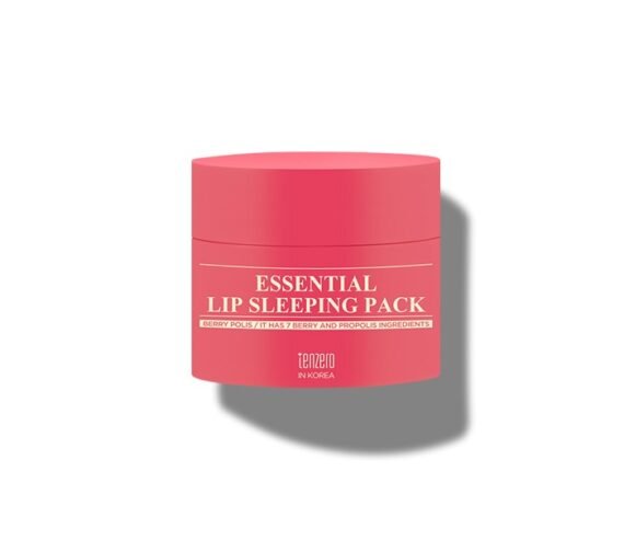 TENZERO naktinė lūpų kaukė ESSENTIAL LIP SLEEPING PACK BERRY POLIS, 15 g