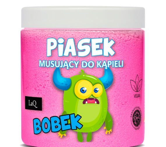 LaQ RÓŻOWY Piasek musujący 210g putojantis vonios smėlis, 210g