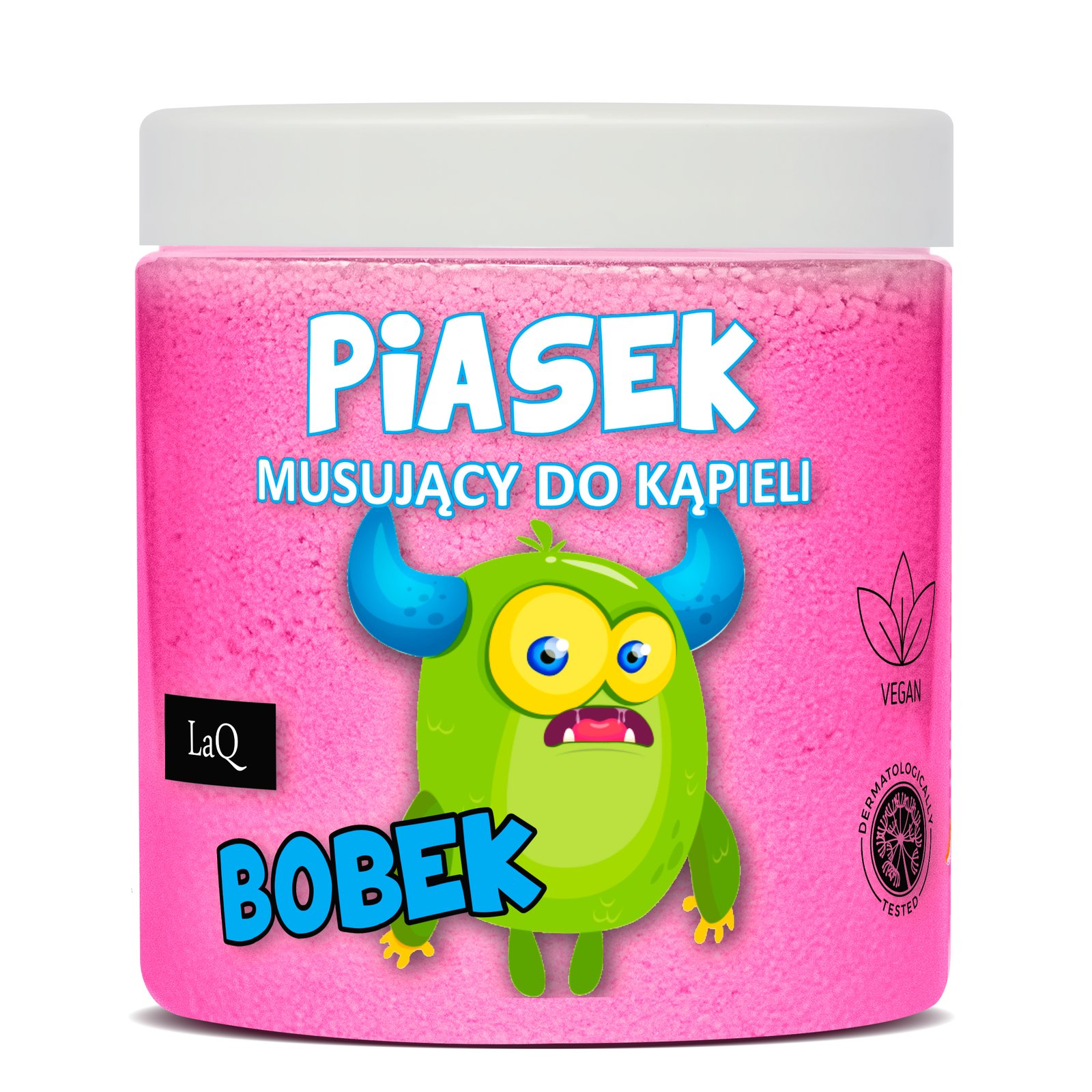 LaQ RÓŻOWY Piasek musujący 210g putojantis vonios smėlis, 210g