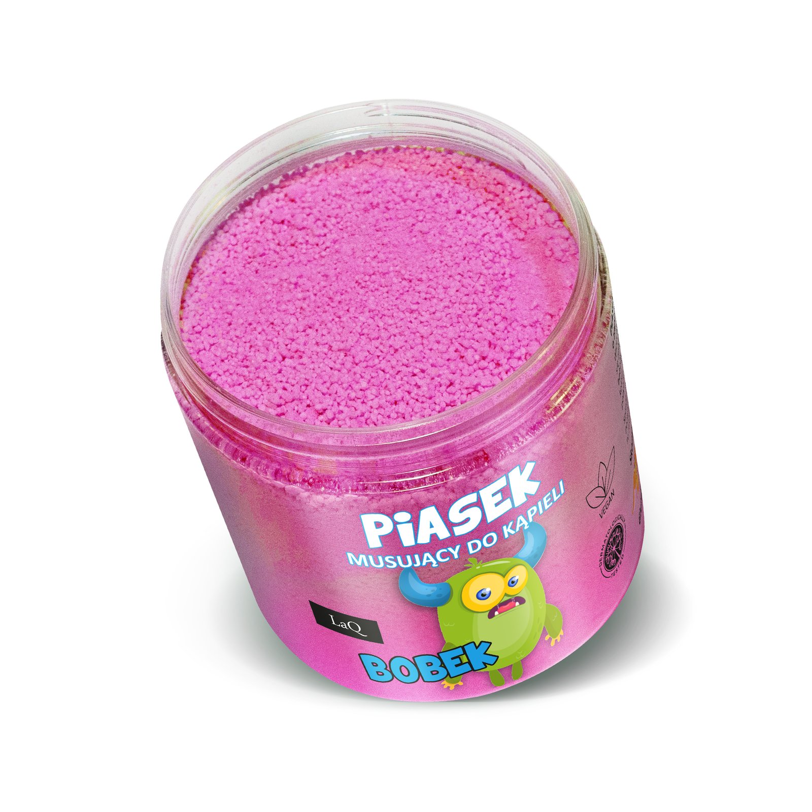 LaQ RÓŻOWY Piasek musujący 210g putojantis vonios smėlis, 210g 2