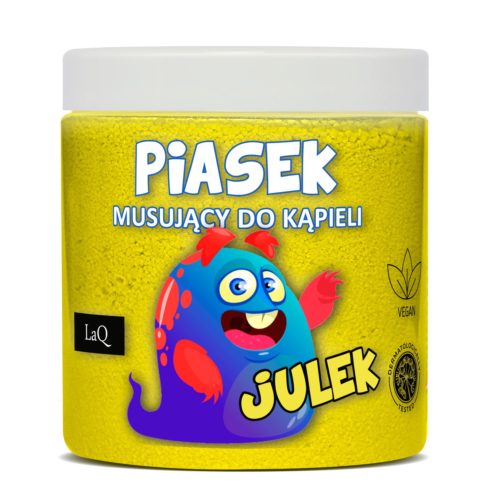 LaQ ŻÓŁTY Piasek musujący 210g putojantis vonios smėlis, 210g