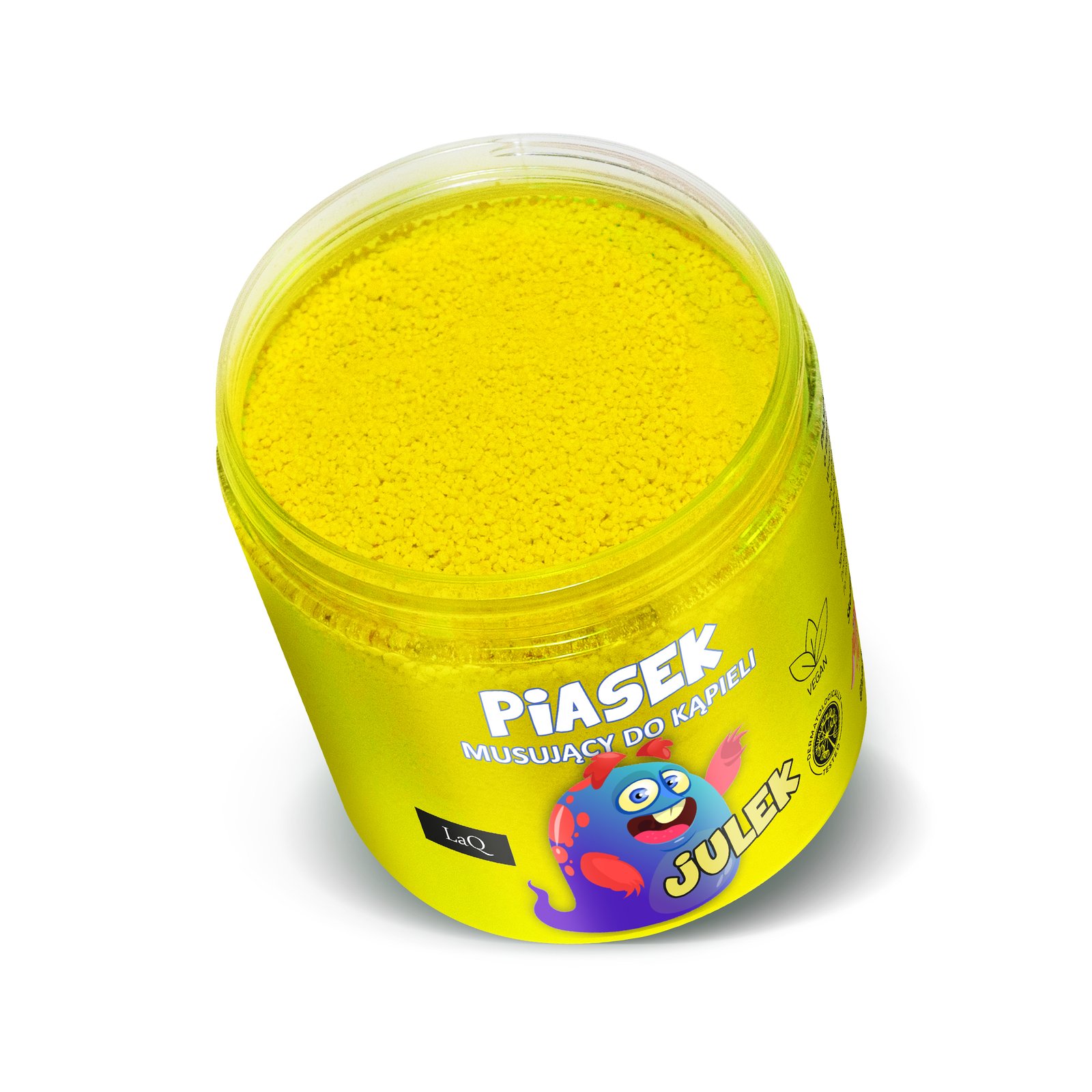 LaQ ŻÓŁTY Piasek musujący 210g putojantis vonios smėlis, 210g 2