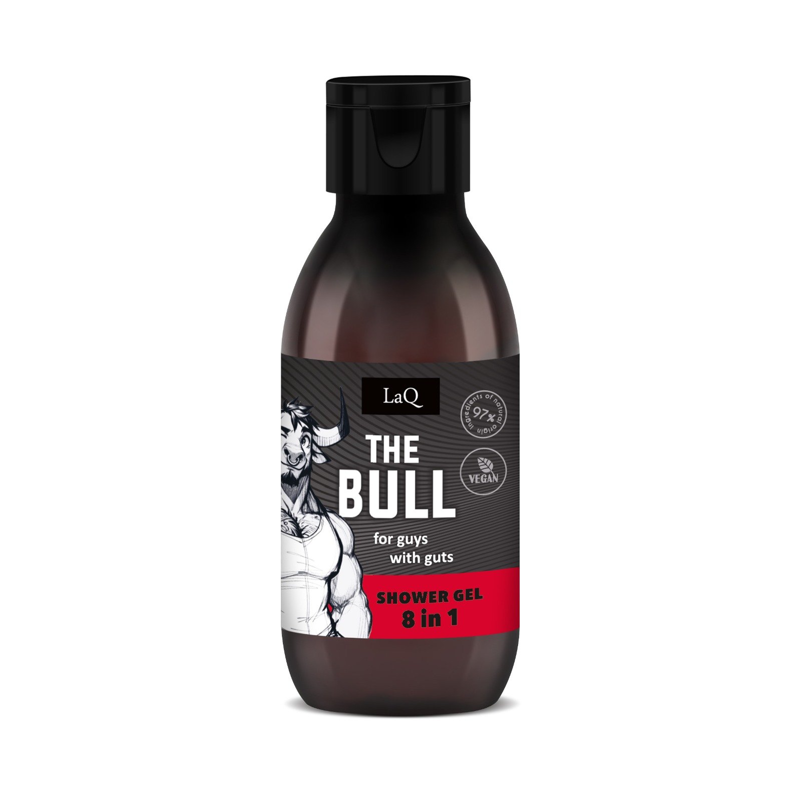 LaQ THE BULL dušo gelis, 100ml