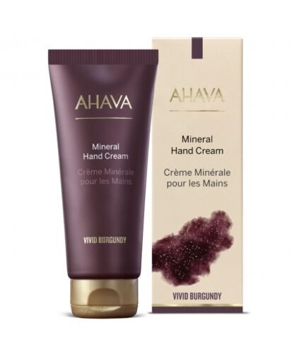 AHAVA mineral vivid burgundy rankų kremas, 100 ml