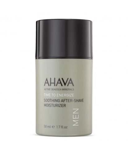 AHAVA time to energize men raminamasis veido kremas po skutimosi, 50 ml