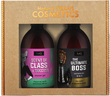 LaQ CLEANSING SET dovanų rinkinys: MAGNOLIA + THE ULTIMATE BOSS, 2 x 500 ml