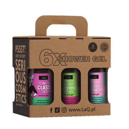 LaQ MULTIPACK dovanų rinkinys: 2 x MAGNOLIA + FORGET-ME-NOT + KIWI & GRAPES + 2 x PEONY, 6 x 100 ml 2