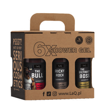 LaQ MULTIPACK dovanų rinkinys: WILD BOAR + SEX & BUSINESS + HOPPY GOAT + THE BULL + RICKY ROCK + THE ULTIMATE BOSS, 6 x 100 ml 2