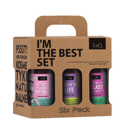 LaQ MULTIPACK dovanų rinkinys: 2 x MAGNOLIA + FORGET-ME-NOT + KIWI & GRAPES + 2 x PEONY, 6 x 100 ml
