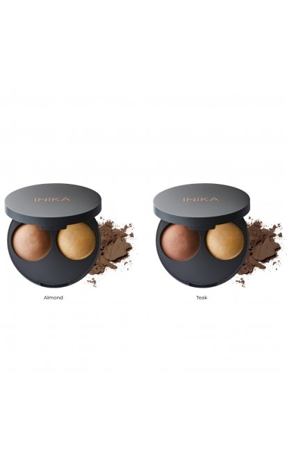 INIKA Organic kompaktinė kontūravimo priemonė – teak, 5 g 2