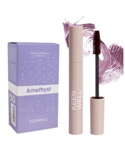 Keenwell amethyst blakstienų tušas burgundy (nr.4), 13 g