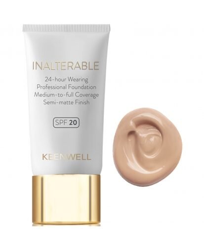 Keenwell inalterable skystas makiažo pagrindas su spf20, 30 ml (nr. 2)