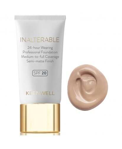 Keenwell inalterable skystas makiažo pagrindas su spf20, 30 ml (nr. 3)