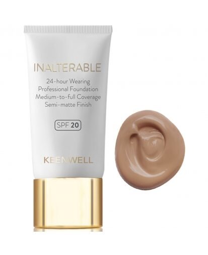 Keenwell inalterable skystas makiažo pagrindas su spf20, 30 ml (nr. 5)