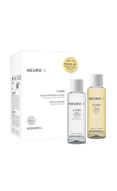 Keenwell neuro-k core (prausiklis 100 ml + tonikas 100 ml) kelioninis rinkinys
