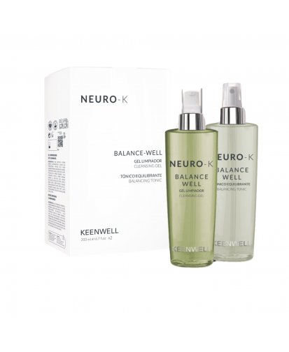 Keenwell neuro-k rinkinys odos ph balanso atkūrimui (valomasis gelis 200 ml + tonikas 200 ml)