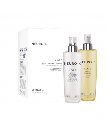 Keenwell neuro-k rinkinys odos valymui (valomasis veido pienelis 200 ml + tonikas 200 ml)