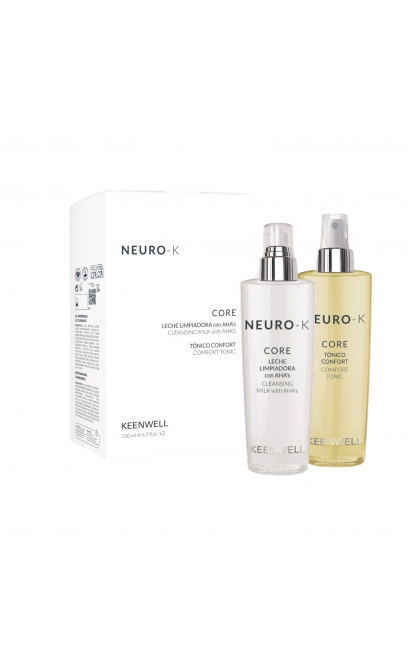 Keenwell neuro-k rinkinys odos valymui (valomasis veido pienelis 200 ml + tonikas 200 ml)