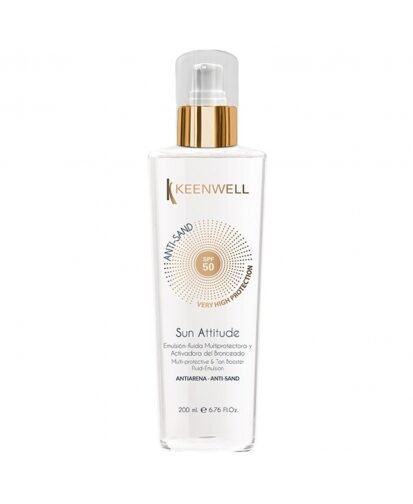 Keenwell sun attitude fluidas nuo saulės spf50, 200 ml