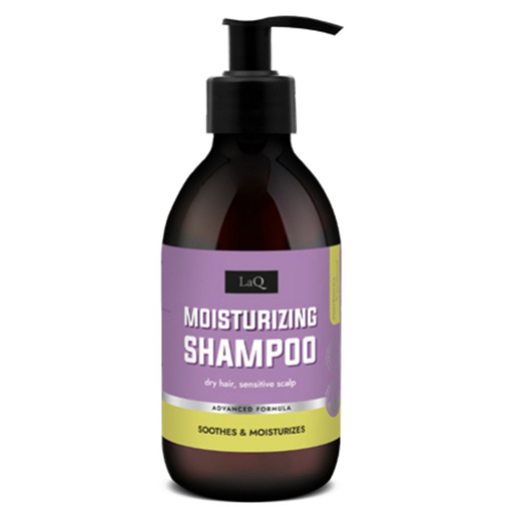 LaQ FORGET-ME-NOT drėkinamasis šampūnas sausiems plaukams ir jautriai galvos odai, 300 ml
