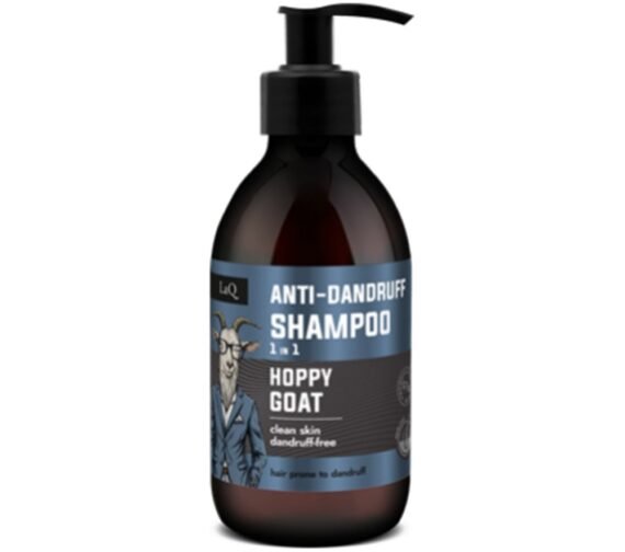 LaQ HOPPY GOAT šampūnas nuo pleiskanų su apyniais 1in1, 300 ml