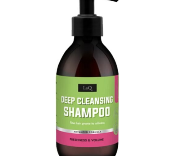 LaQ KIWI & GRAPES giliai valantis šampūnas ploniems, riebaluotis linkusiems plaukams, 300 ml