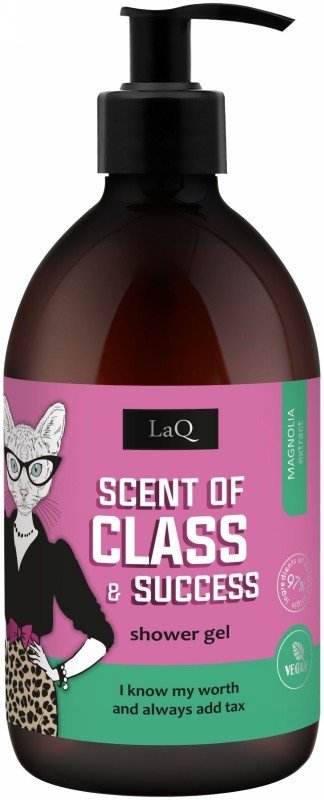 LaQ MAGNOLIA SCENT OF CLASS & SUCCESS dušo gelis, 500 ml