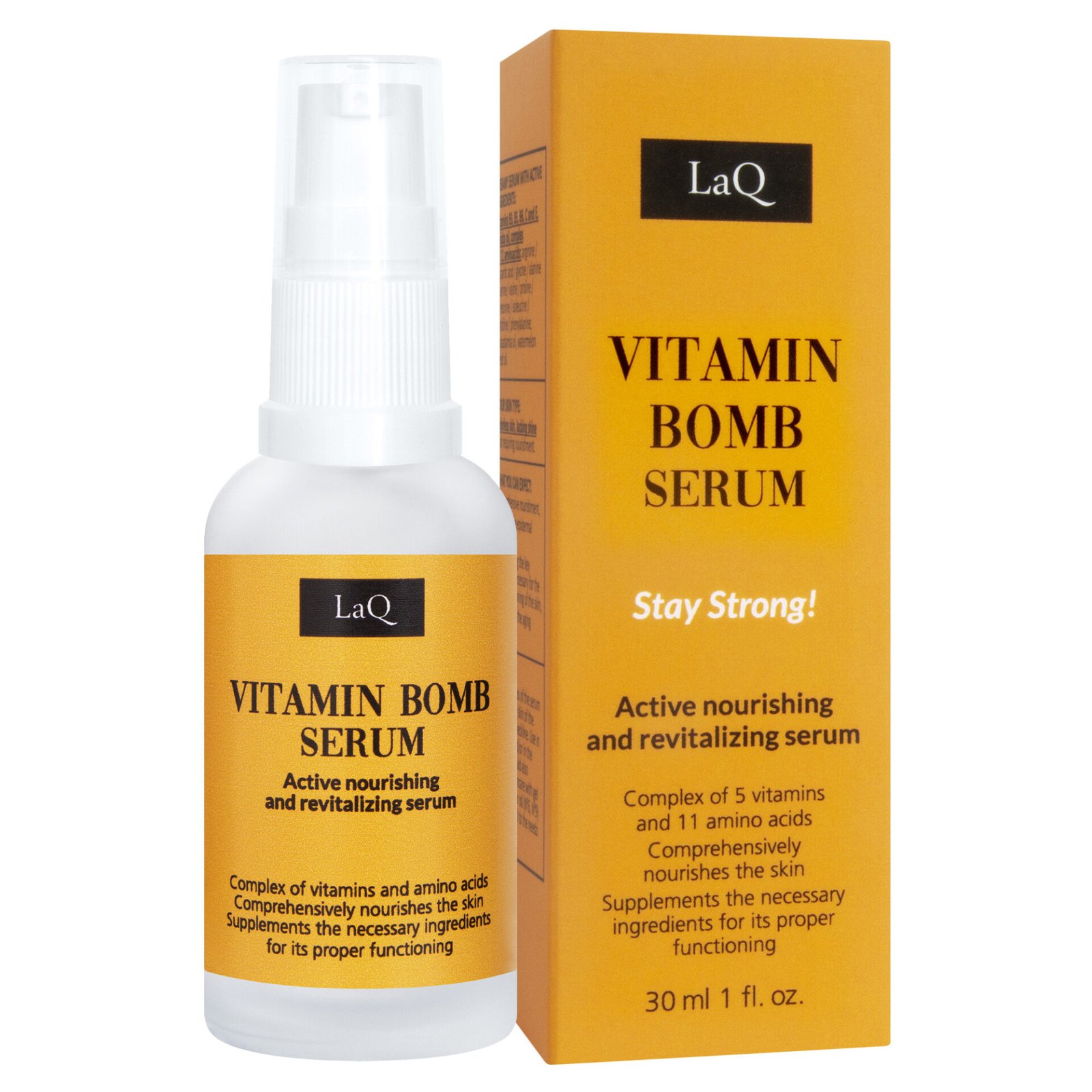 LaQ VITAMIN BOMB serumas, 30ml 2