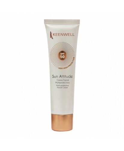 Keenwell sun attitude apsauginis kremas veidui spf 50, 60 ml