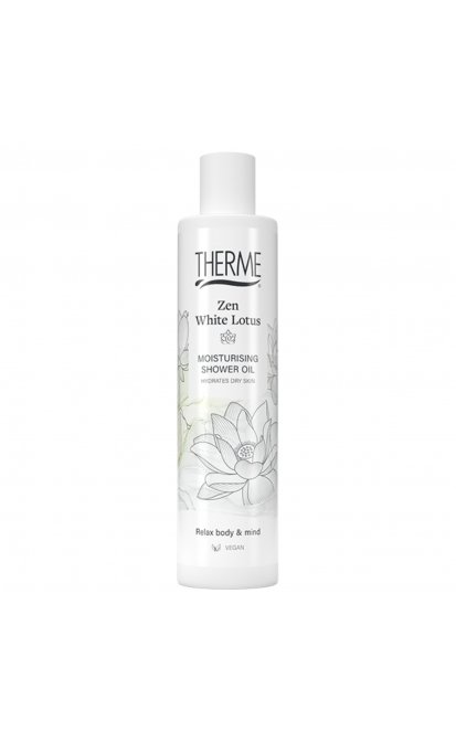 Therme zen white lotus drėkinantis dušo aliejus, 250 ml
