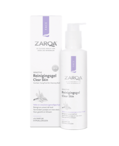 Zarqa clear skin prausiklis į aknę linkusiai odai, 200 ml